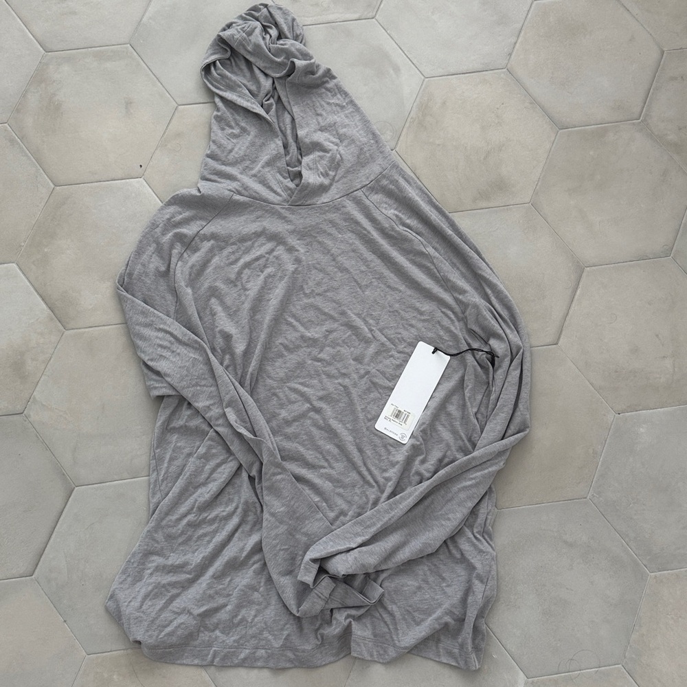 ALO Yoga Heather Gray Athletic Top